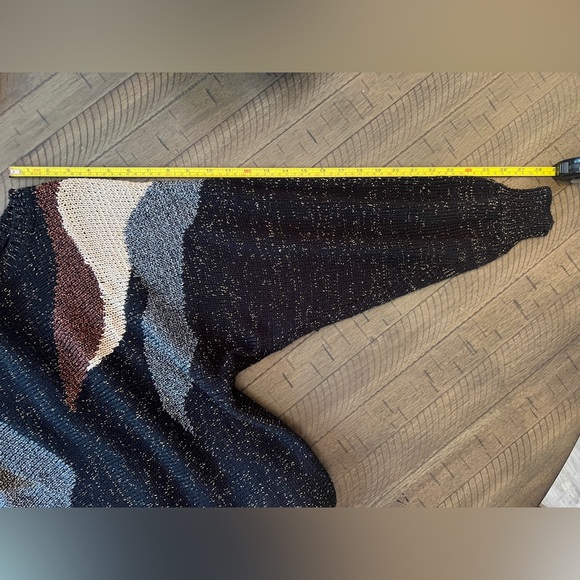 VINTAGE Karen Scott SPARKLY Crew Neck Sweater - Picture 6 of 8